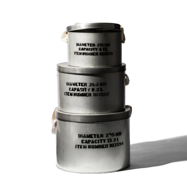 STEEL HAT BOX / 3 sizes
