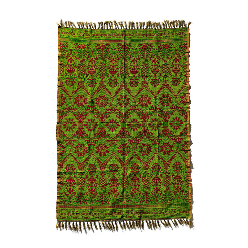 REVERSIBLE JACQUARD RUG / Green