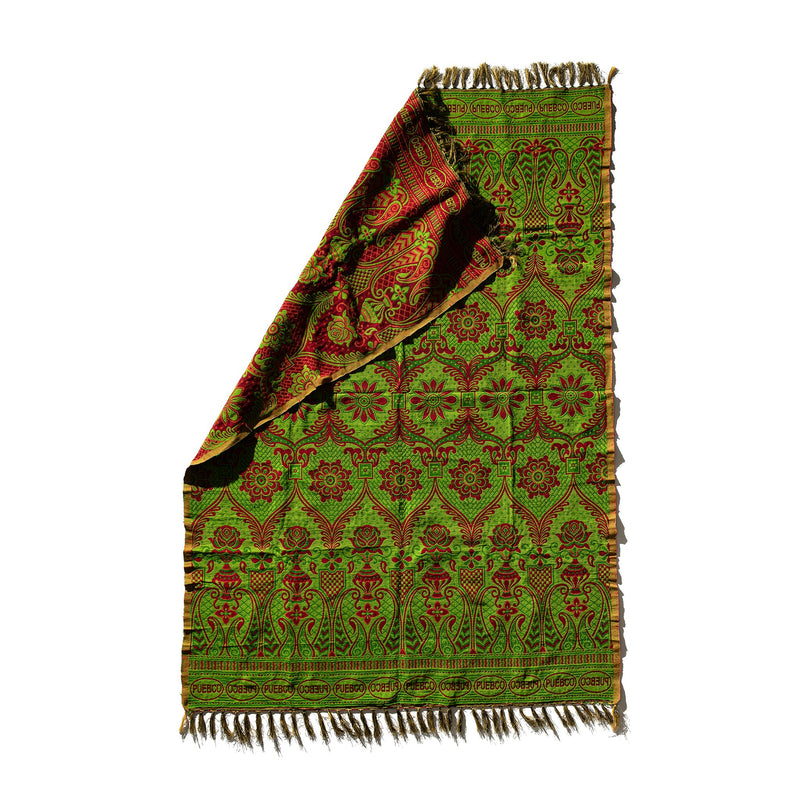 REVERSIBLE JACQUARD RUG / Green