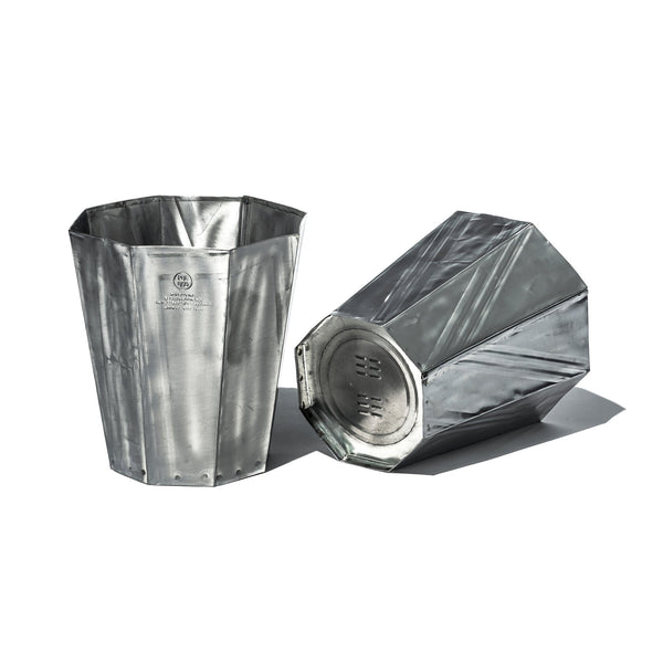 RECYCLE STEEL TRASH CAN / Octagon