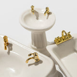 BATHROOM JEWELRY TRAY / Pedestal Sink