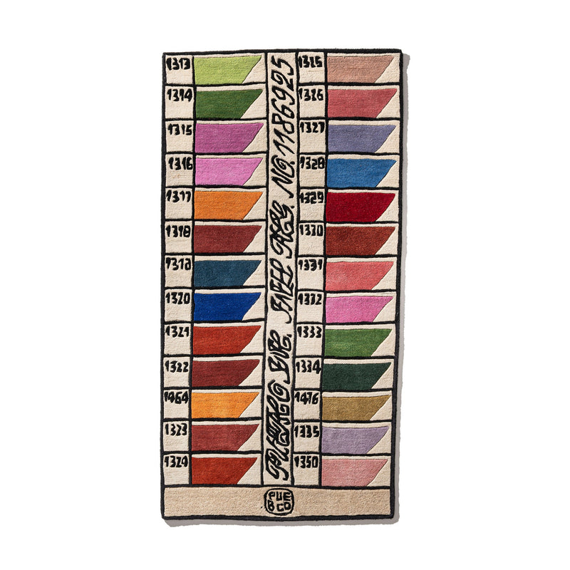 TUFTED RUG / COLOR SWATCH – PUEBCO TAIWAN