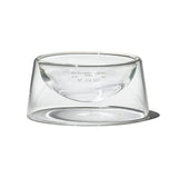 BOROSILICATE GLASS PET BOWL