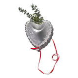 BALLOON SHAPED FLOWER VASE / Silver