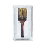 PRINTED GLASS TRAY / Paint Brush