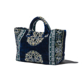 RUG FABRIC BAG / Navy Blue