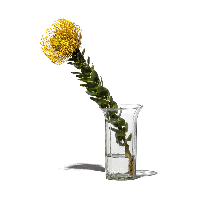 RECYCLED GLASS USEFUL FLOWER VASE