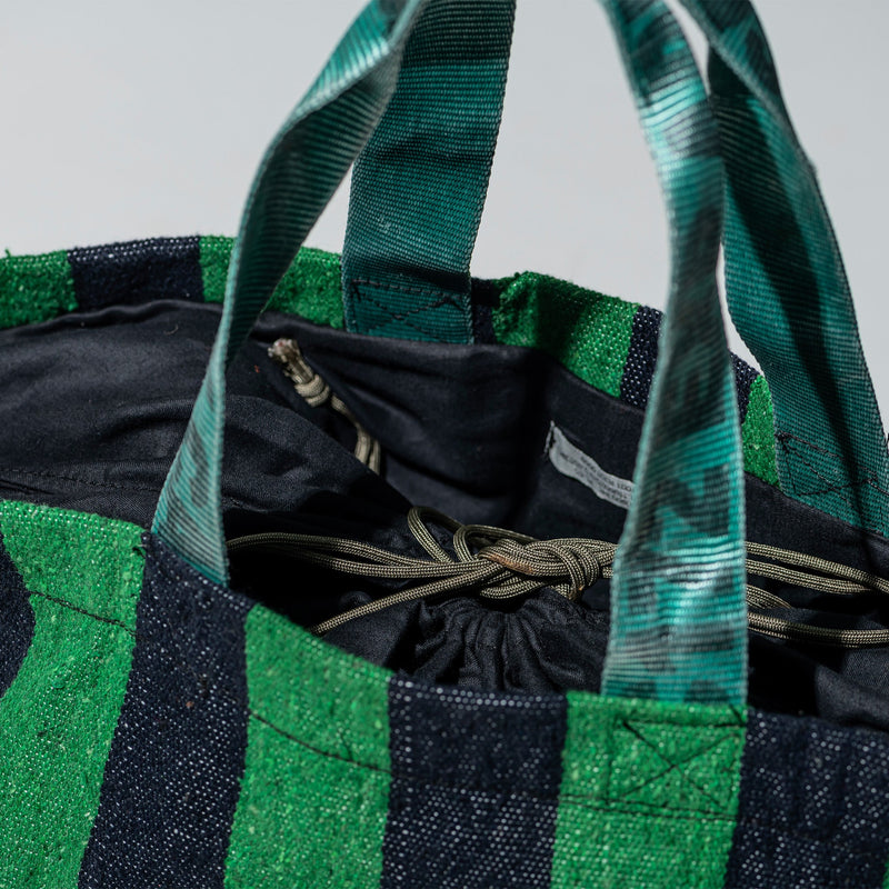 Canvas Rug Bag RUG BAG / Turquoise x Navy Blue – PUEBCO TAIWAN